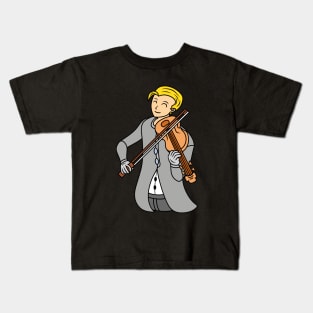 Violinist boy Kids T-Shirt